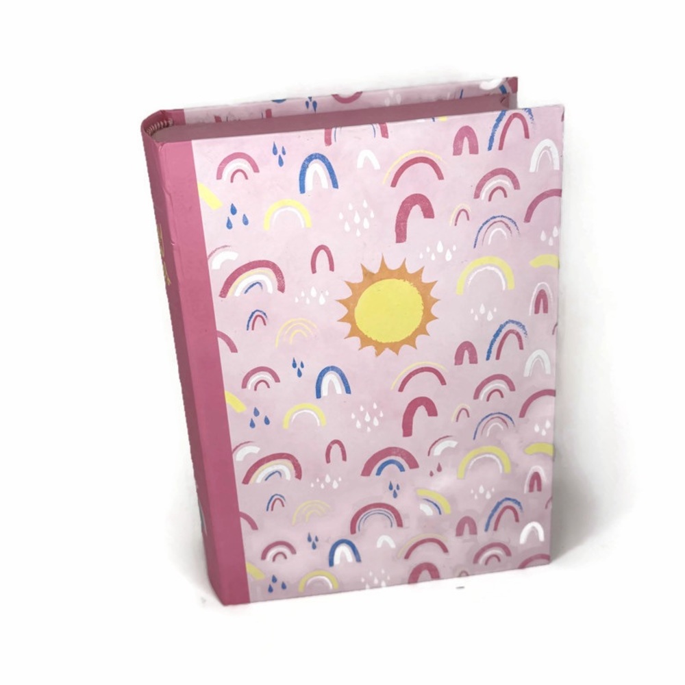 Pink Sunny Rainbow Decorative Box